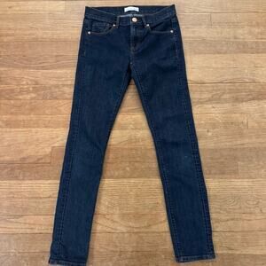 Loft Modern Skinny dark wash ankle jeans size 00
 b61
